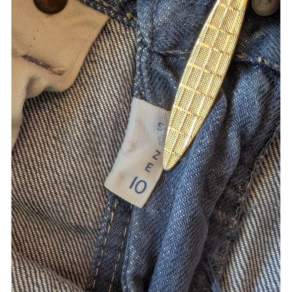 JCPenney Foremost Dark Selvedge Denim Vintage 50s 60s Youth Size 24x27 - Picture 9 of 9